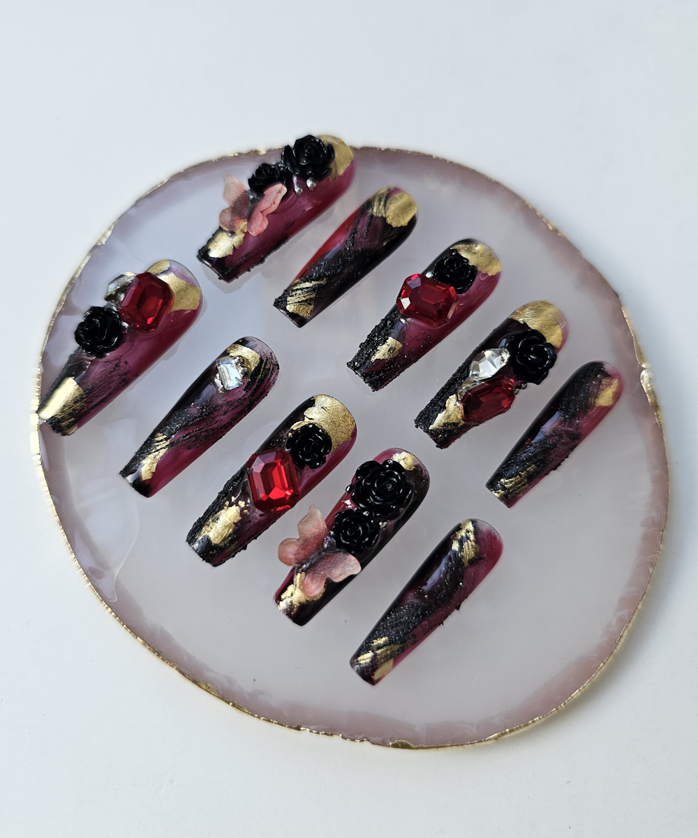 Handmade 3D Press on nails