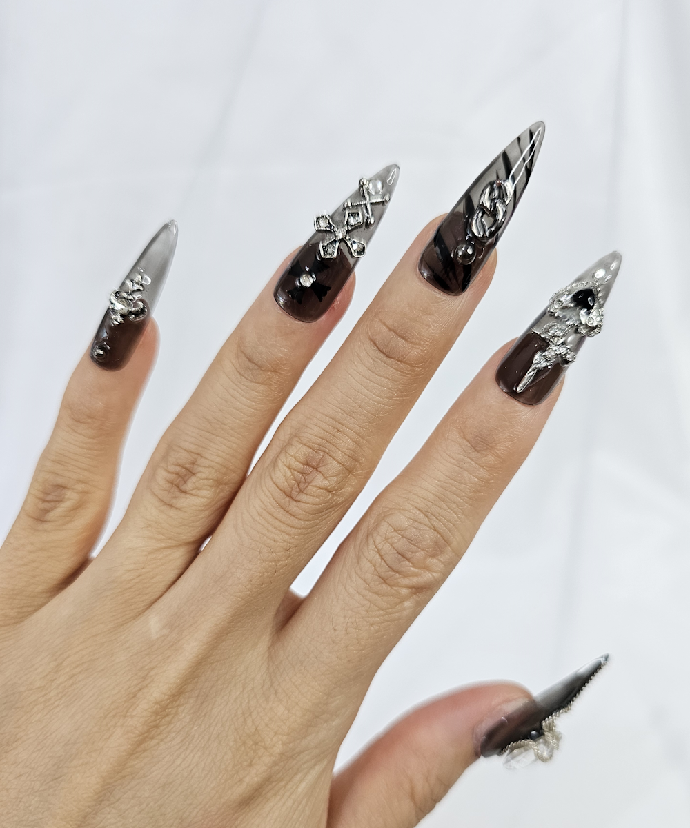 Handmade 3D Press on nails