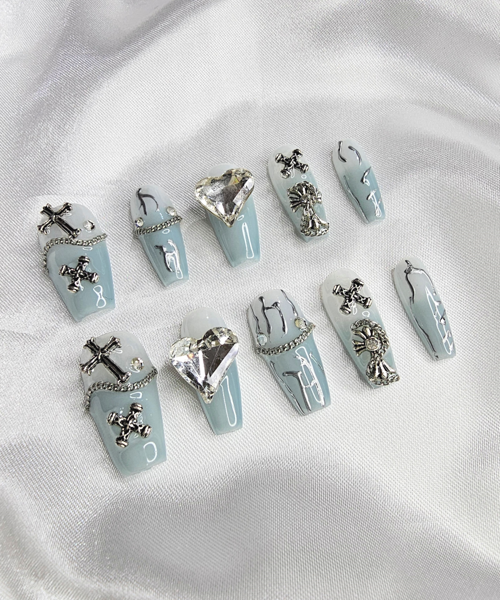 Handmade 3D Press on nails