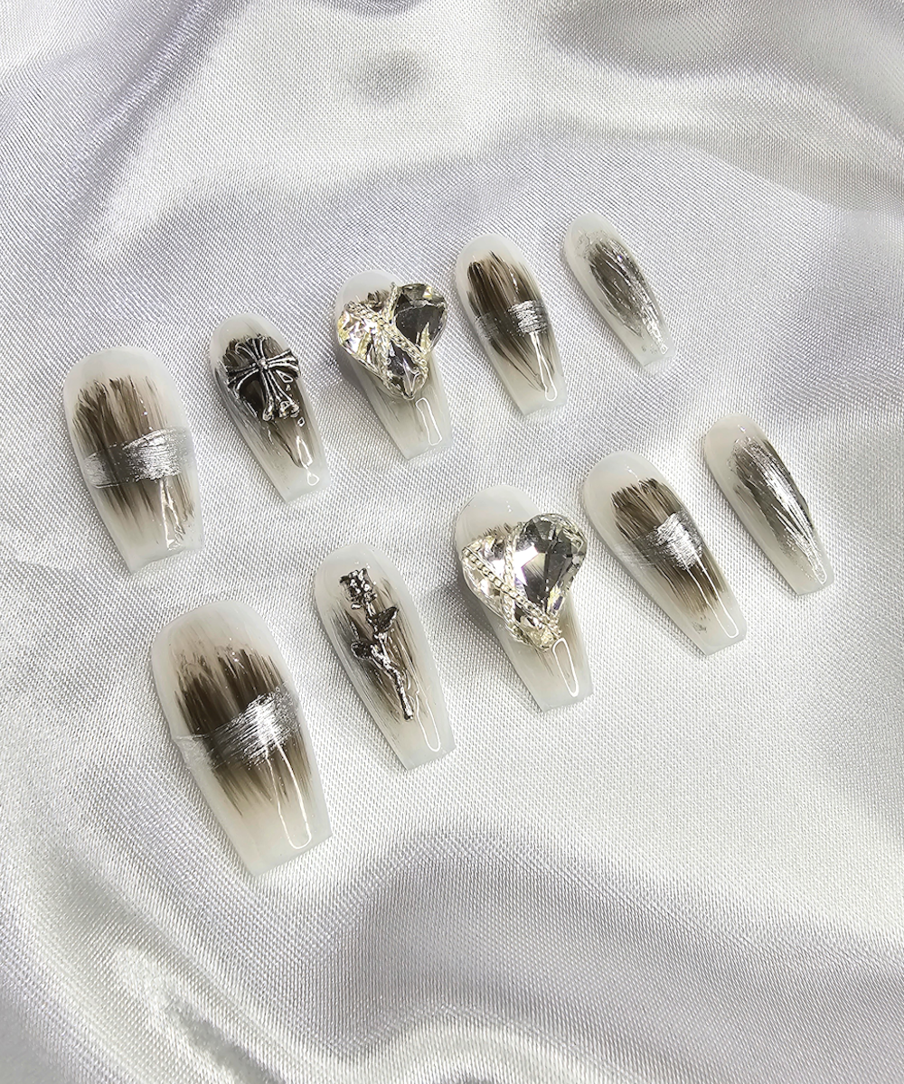 Handmade 3D Press on nails