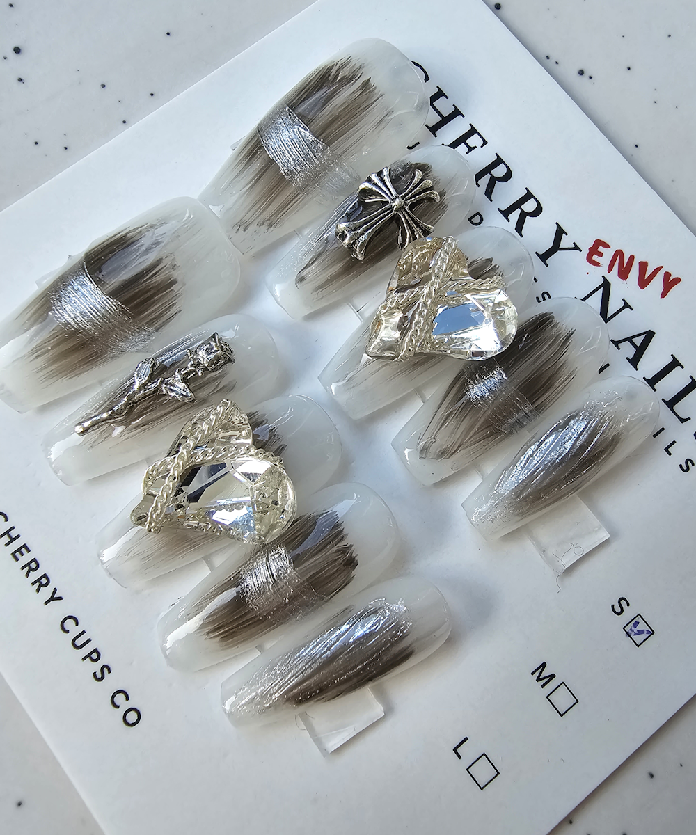 Handmade 3D Press on nails