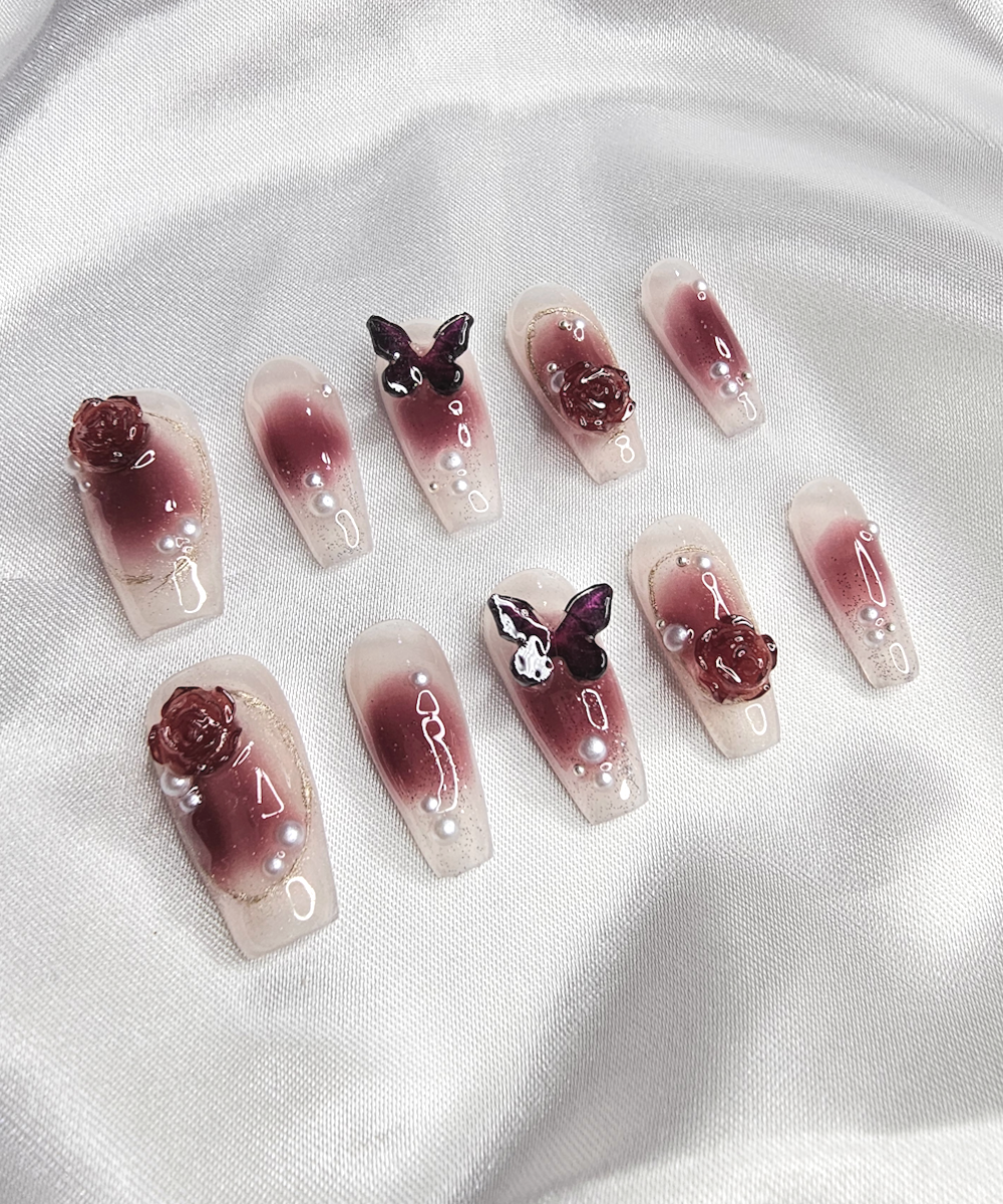 Handmade 3D Press on nails