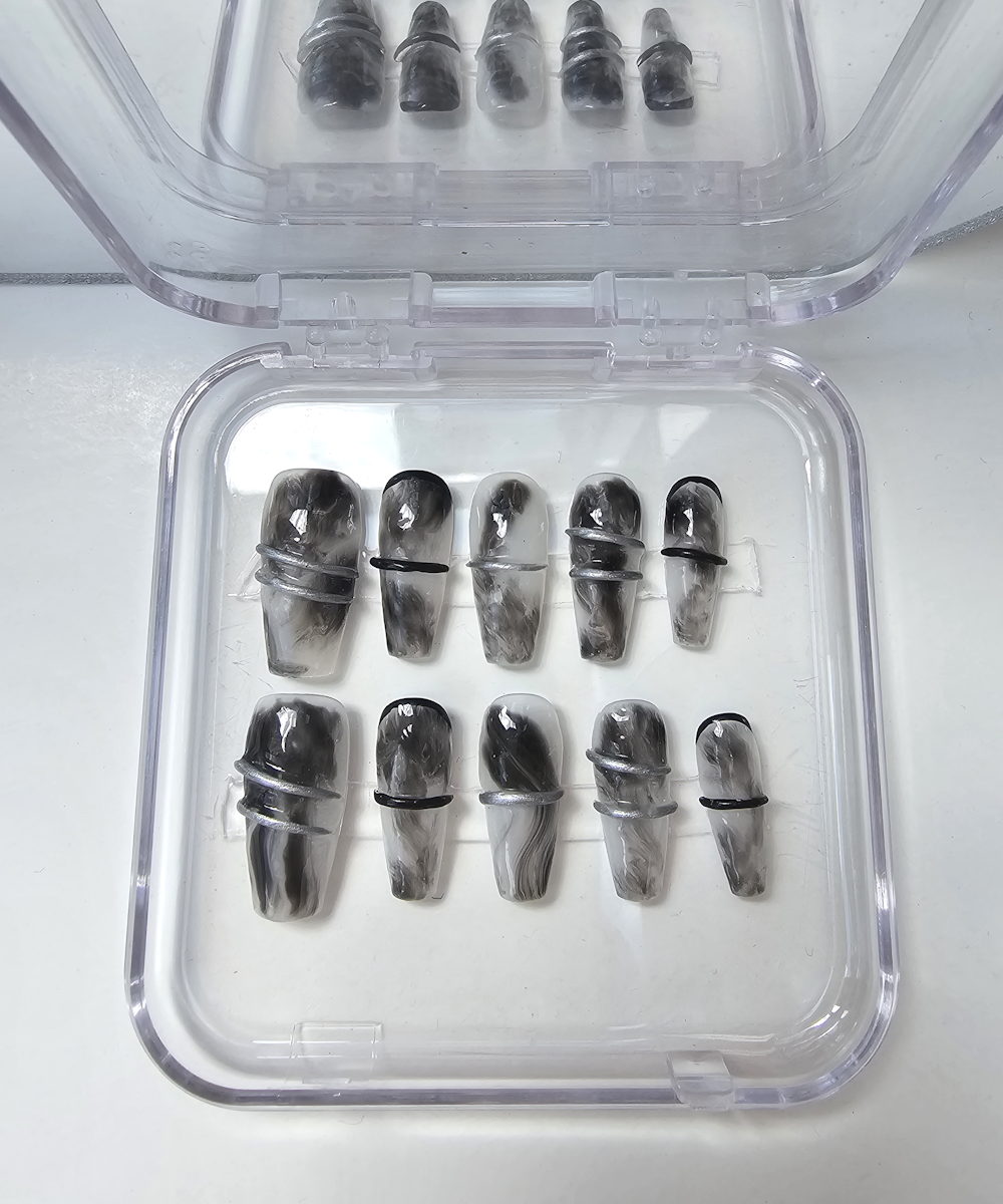 Handmade 3D Press on nails