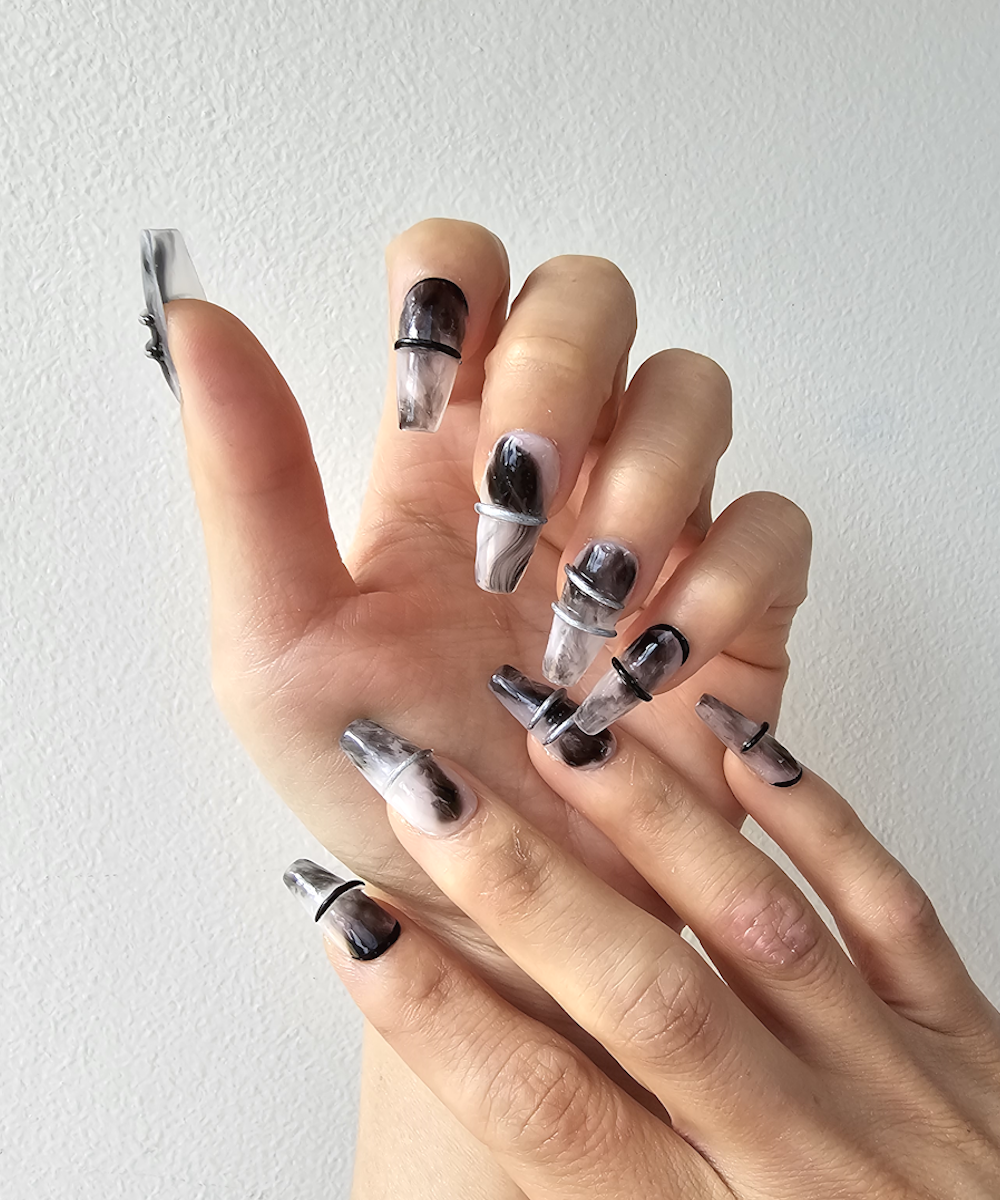 Handmade 3D Press on nails