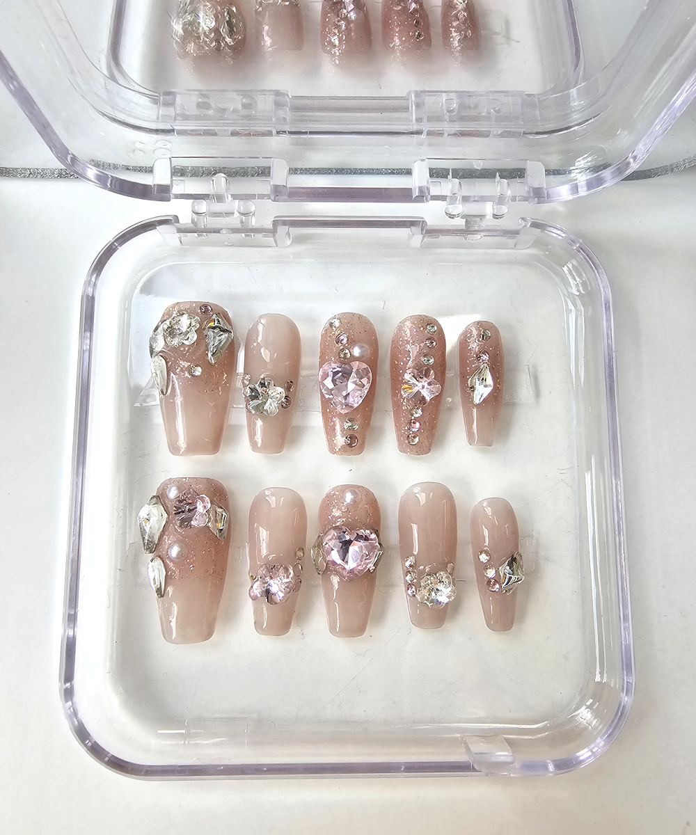 Handmade 3D Press on nails