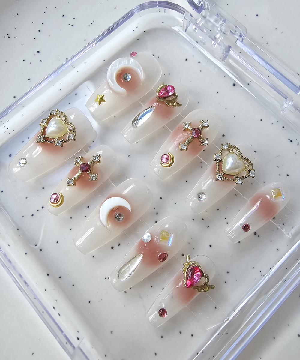 Handmade 3D Press on nails