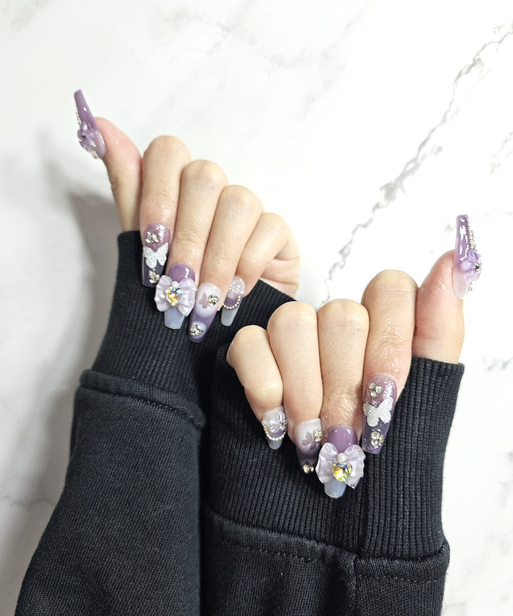 Handmade 3D Press on nails