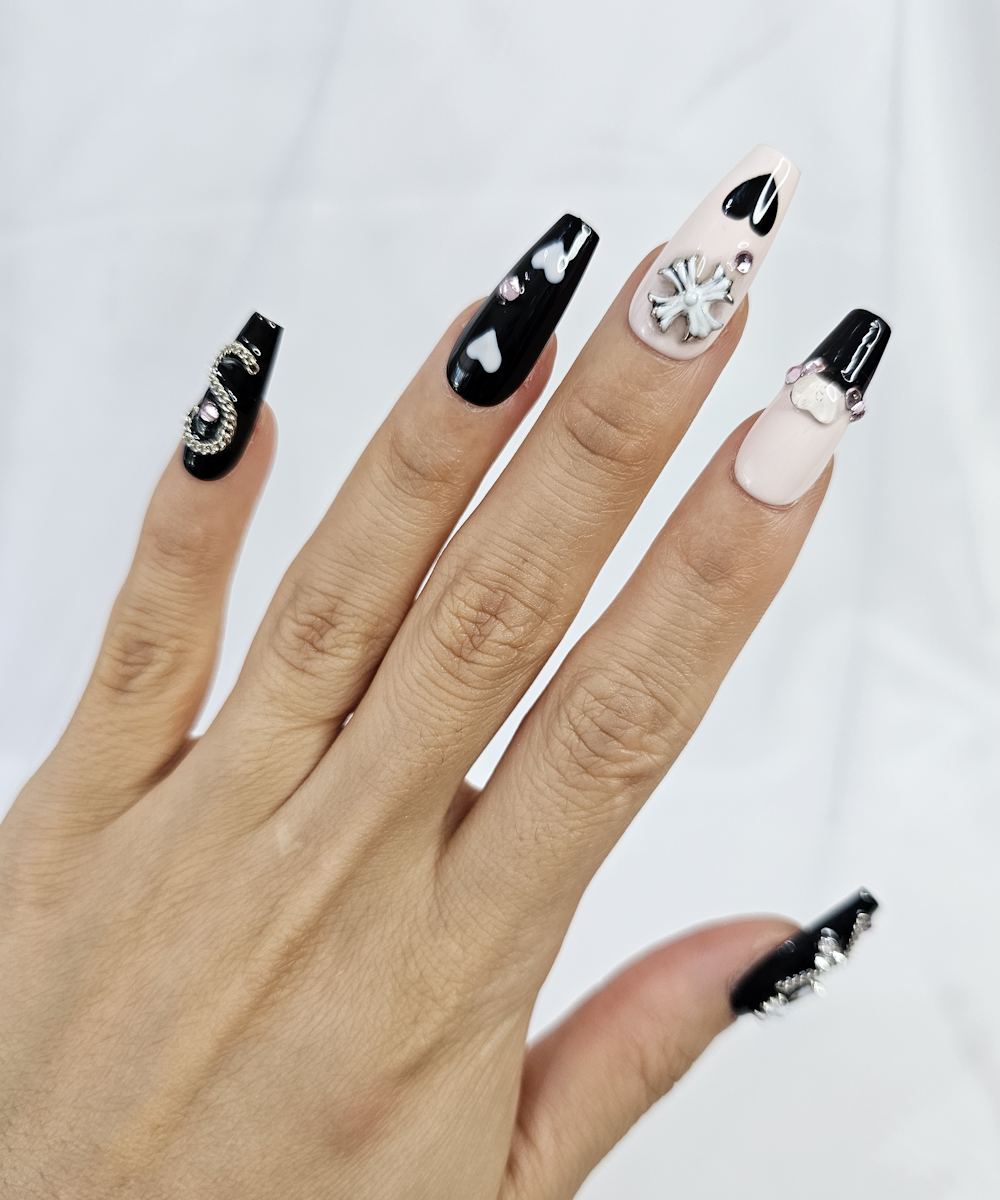 Handmade 3D Press on nails
