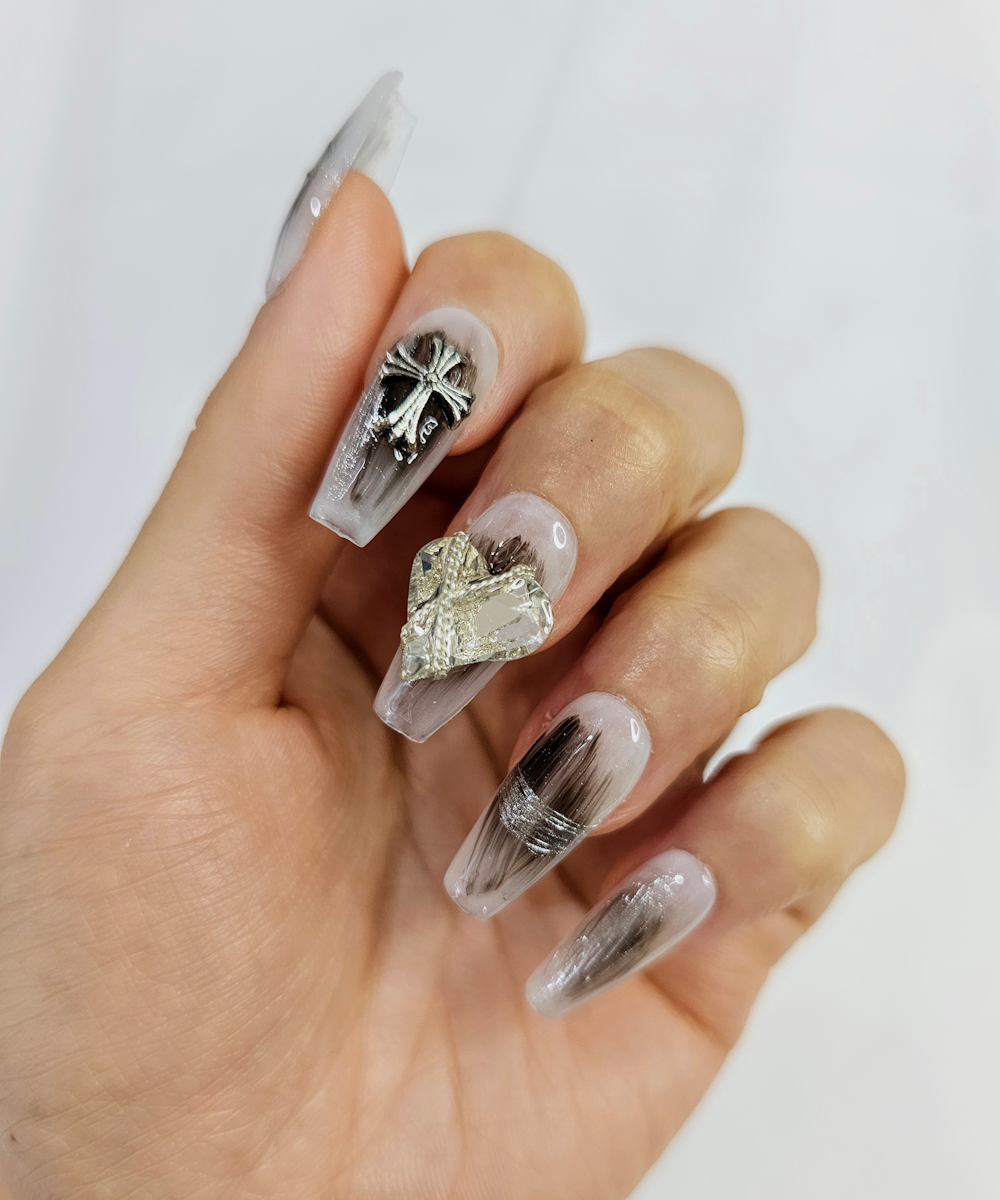 Handmade 3D Press on nails
