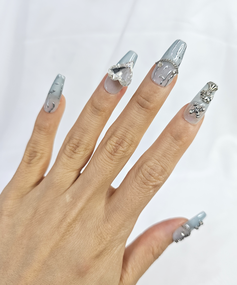 Handmade 3D Press on nails