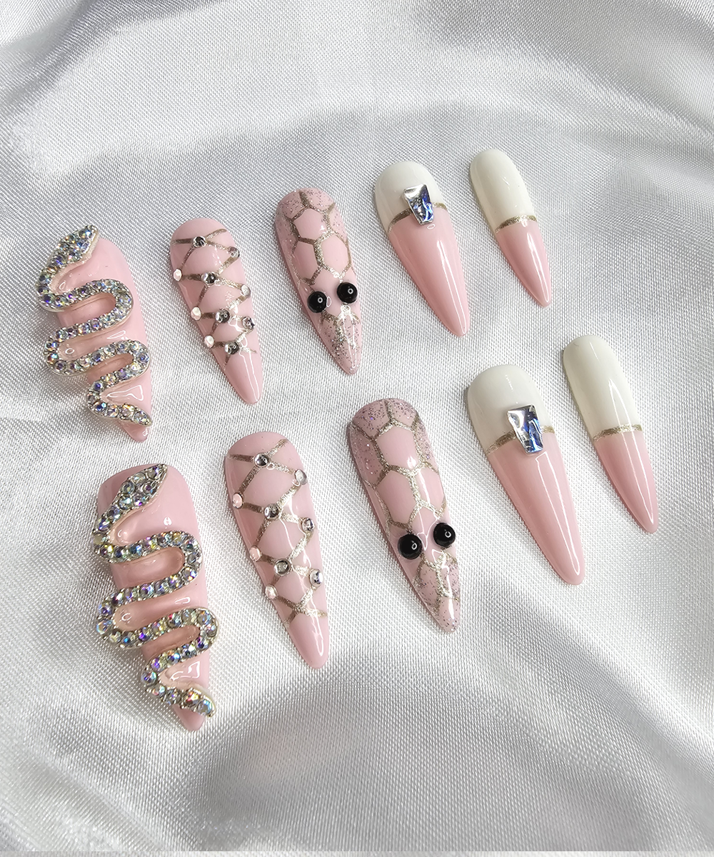 Handmade 3D Press on nails