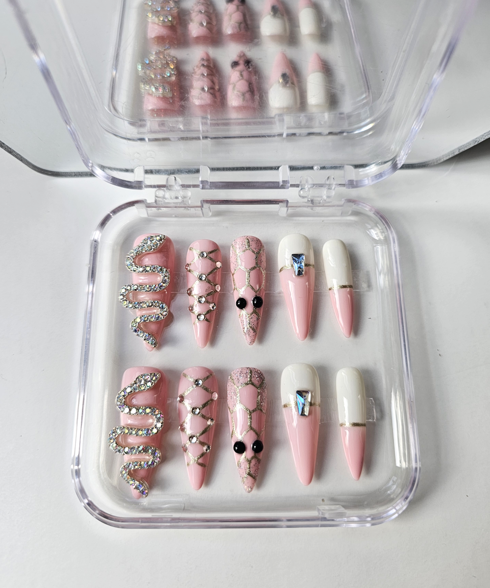 Handmade 3D Press on nails