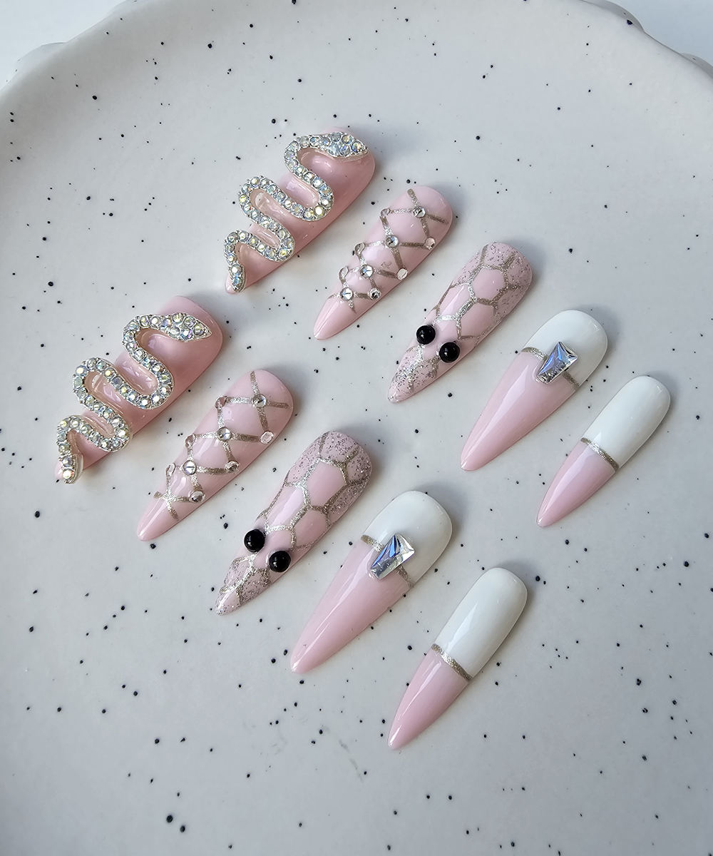 Handmade 3D Press on nails