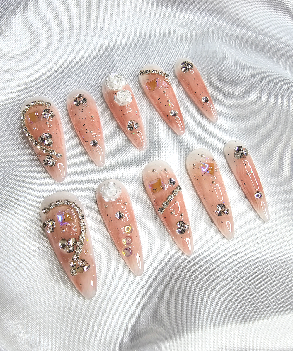 Handmade 3D Press on nails