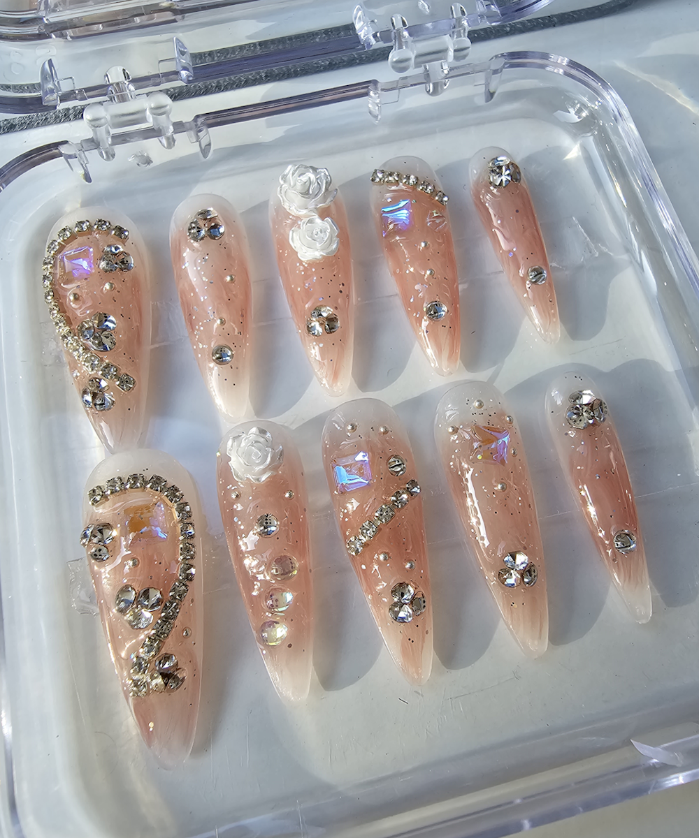 Handmade 3D Press on nails
