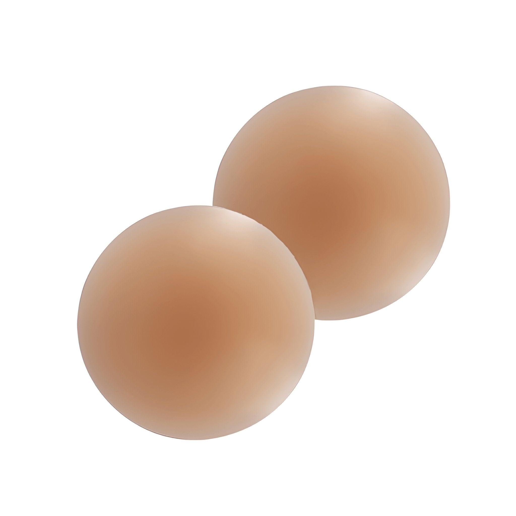 Self-adhesive silicone nipple covers with a smooth finish Reusable and Waterproof