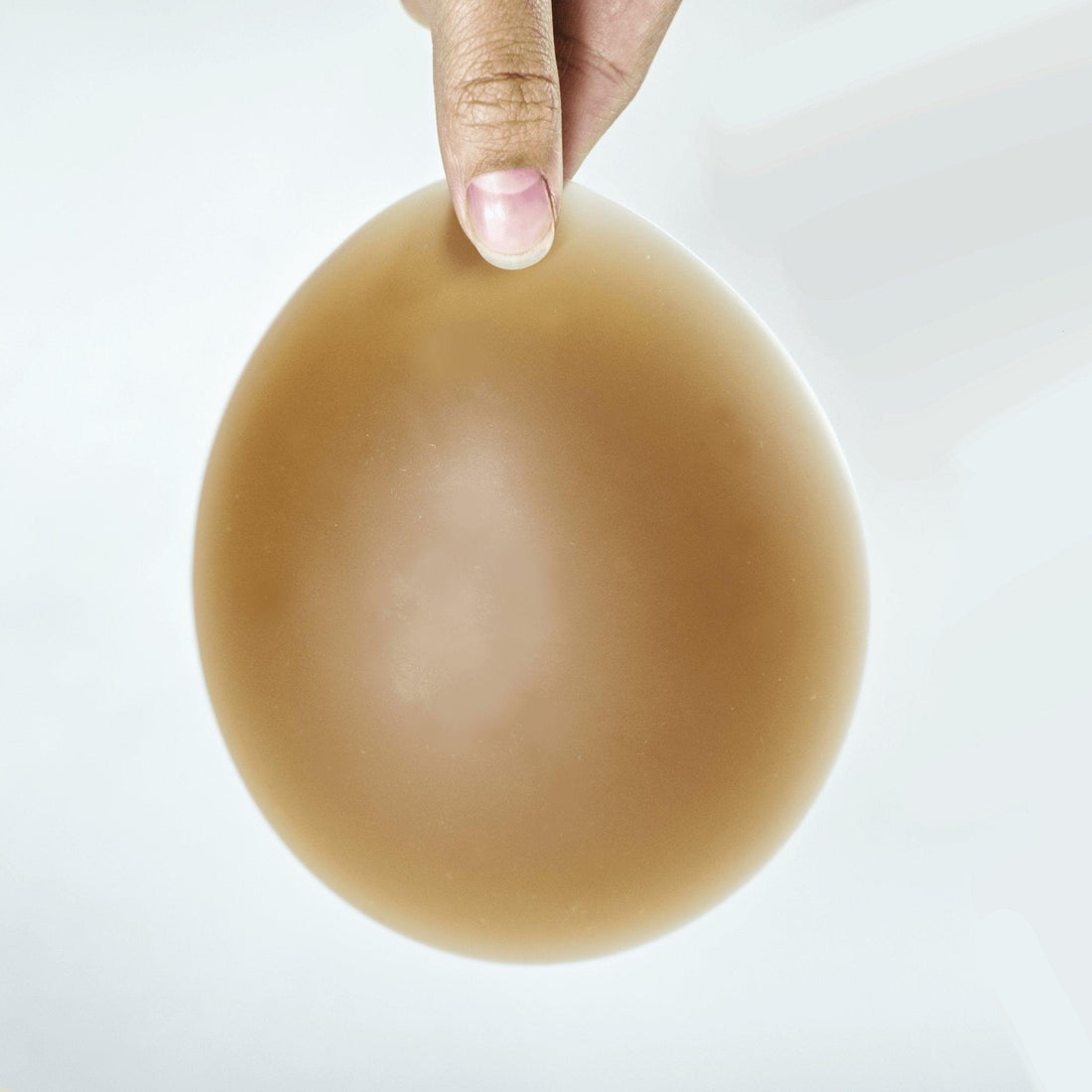 Extra large non adhesive nipple cover 13cm diameter full coverage in colour tan