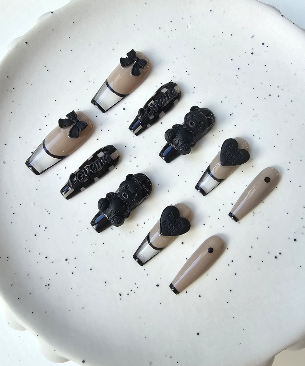 Handmade 3D Press on nails