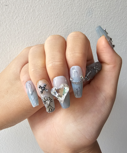 Handmade 3D Press on nails
