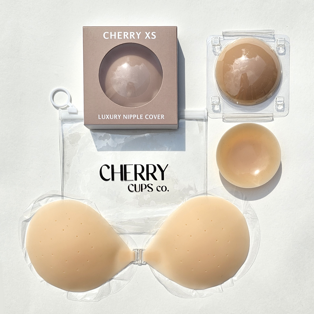 Cherry XS 8cm (Adhesive + Non-Adhesive) + Cherry BRA