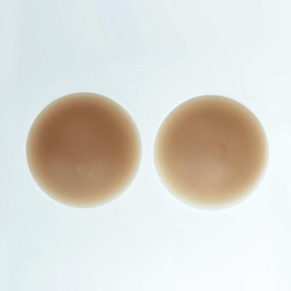 Extra Large 13cm Non Adhesive Nipple Cover in Colour Tan