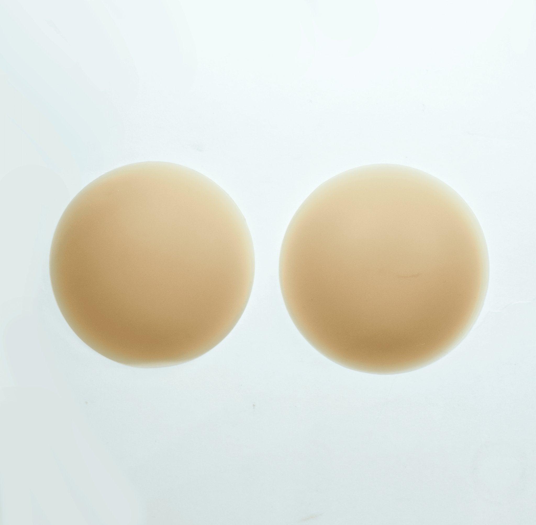 Reusable and Waterproof Seamless Nipple Cover in Shade Ivory 10cm